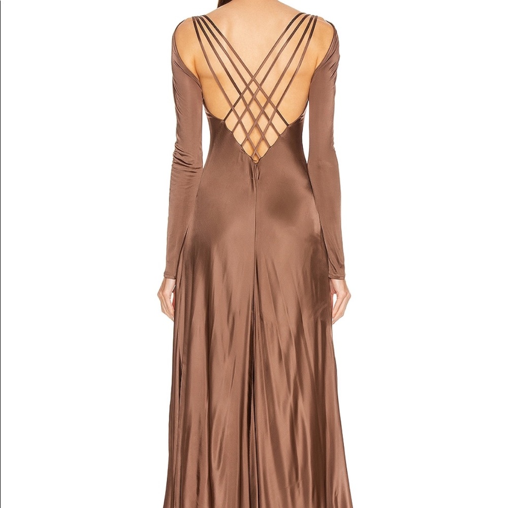 Cult Gaia Lattice back dress